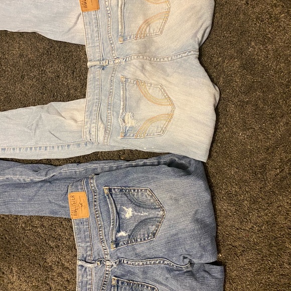 2 pairs hollister skinny jeans W26 - Picture 3 of 4